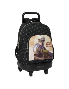 Cartable à roulettes The Mandalorian This is the way Noir 33 X 45 X 22 cm
