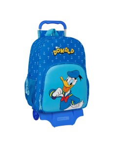 Cartable à roulettes Donald Bleu 33 x 42 x 14 cm