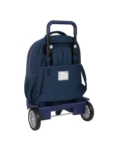 Cartable à roulettes El Ganso Classic Blue marine 33 X 45 X 22 cm 2