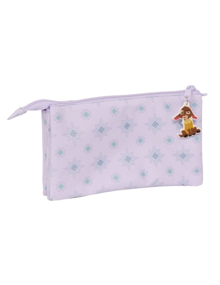 Trousse Fourre-Tout Triple Wish Lila 22 x 12 x 3 cm