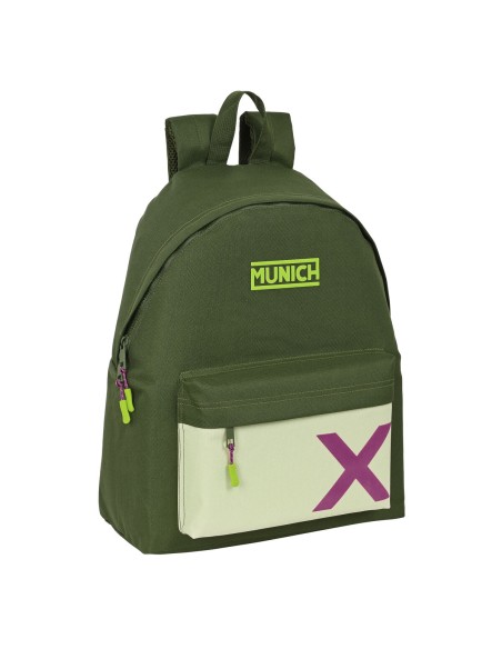 Cartable Munich Bright khaki Vert 33 x 42 x 15 cm