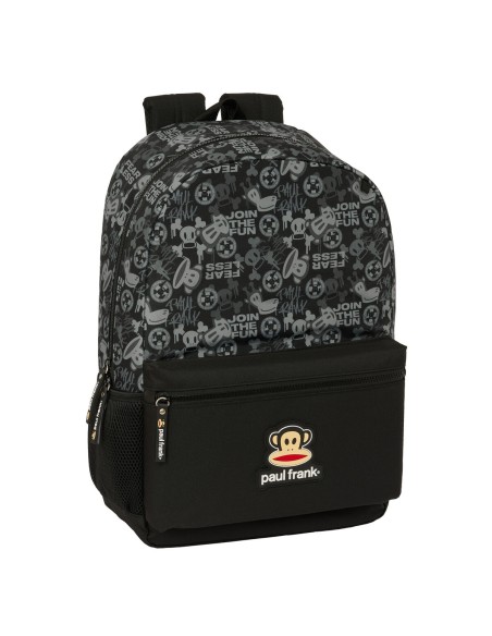 Cartable Paul Frank Join the fun Noir 30 x 46 x 14 cm