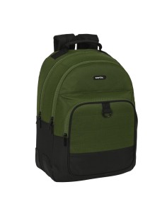 Cartable Safta Dark forest Noir Vert 32 x 42 x 15 cm