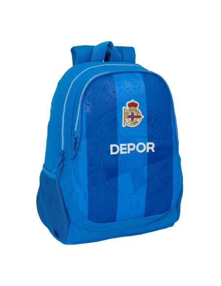 Cartable R. C. Deportivo de La Coruña Bleu 32 x 44 x 16 cm