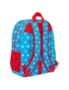 Cartable Mickey Mouse Clubhouse Fantastic Bleu Rouge 33 x 42 x 14 cm 2