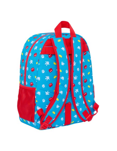 Cartable Mickey Mouse Clubhouse Fantastic Bleu Rouge 33 x 42 x 14 cm