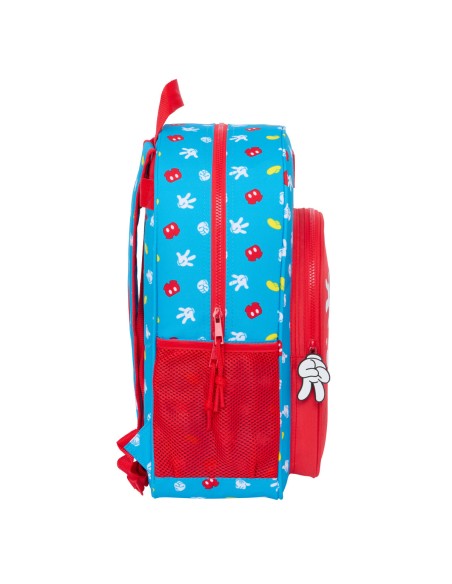 Cartable Mickey Mouse Clubhouse Fantastic Bleu Rouge 33 x 42 x 14 cm