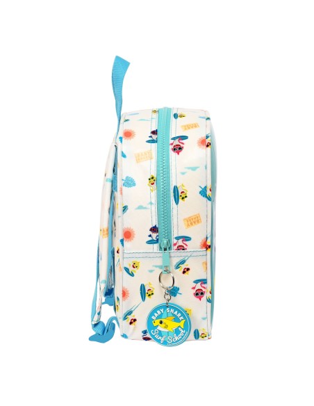 Sac à dos enfant Baby Shark Surfing Bleu Blanc 22 x 27 x 10 cm