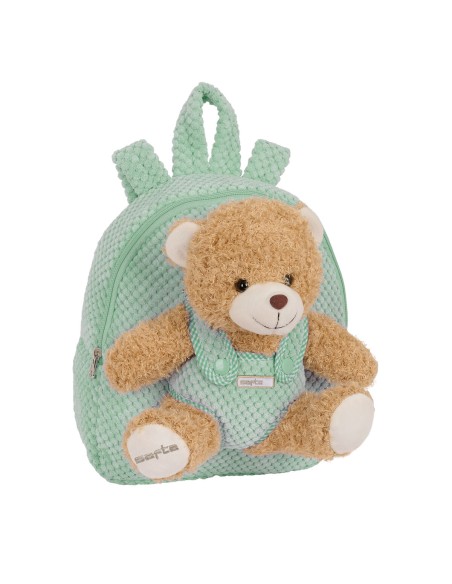 Sac à dos enfant Safta Ours en peluche Turquoise 23 x 27 x 7,5 cm