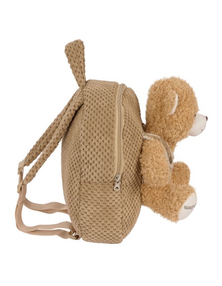 Sac à dos enfant Safta Ours en peluche Marron 23 x 27 x 7,5 cm