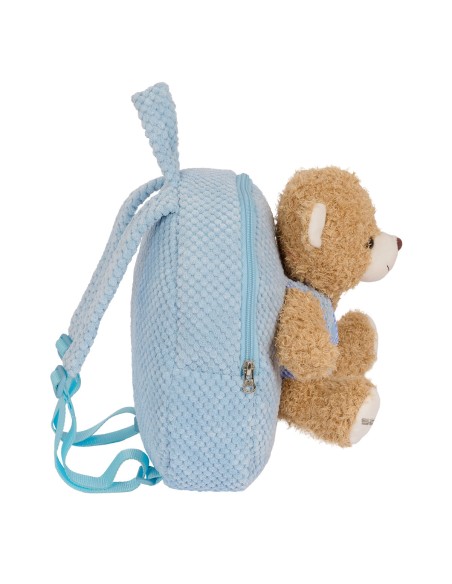 Sac à dos enfant Safta Ours en peluche Bleu 23 x 27 x 7,5 cm