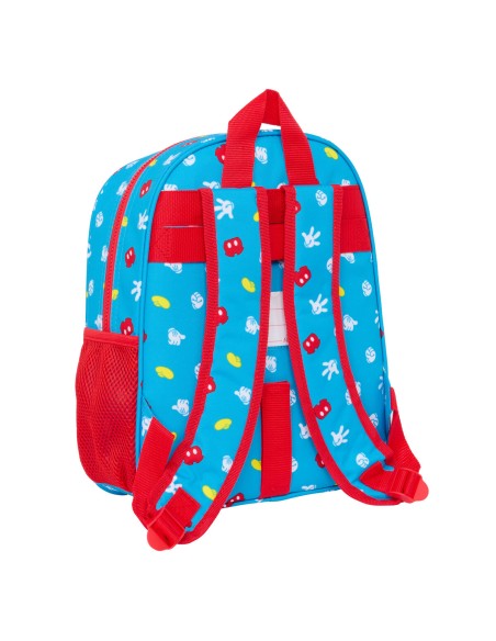 Cartable Mickey Mouse Clubhouse Fantastic Bleu Rouge 28 x 34 x 10 cm