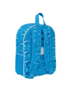 Cartable Los Pitufos Bleu 26 x 34 x 11 cm 2