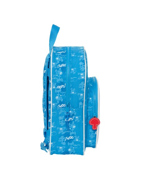 Cartable Los Pitufos Bleu 26 x 34 x 11 cm