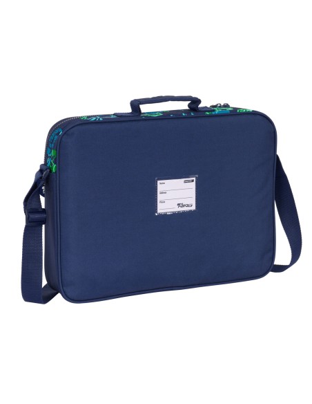 Cartable d'école El Niño Glassy Blue marine 38 x 28 x 6 cm