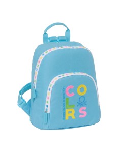 Sac à dos Benetton Spring Mini Celeste 25 x 30 x 13 cm