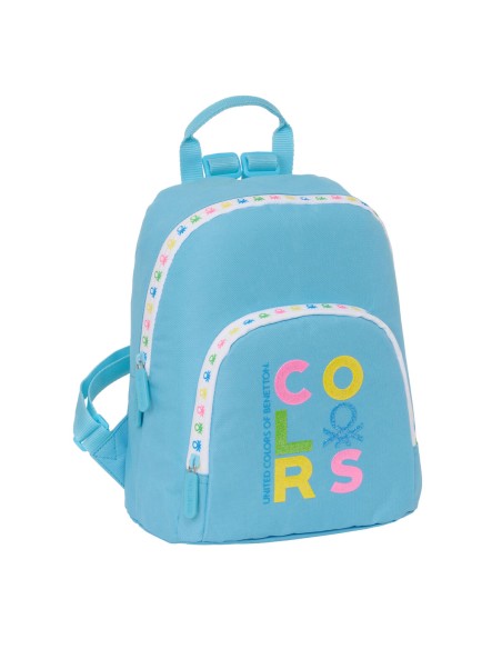 Sac à dos Benetton Spring Mini Celeste 25 x 30 x 13 cm