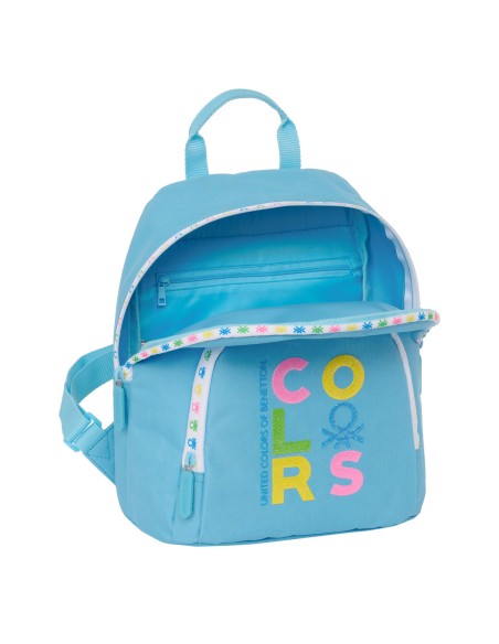 Sac à dos Benetton Spring Mini Celeste 25 x 30 x 13 cm