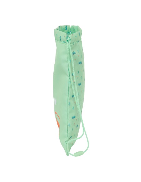 Sac à dos serré par des ficelles Safta Coches Vert 26 x 34 x 1 cm