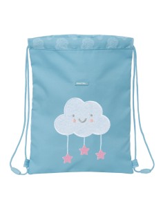 Sac à dos serré par des ficelles Safta Nube Bleu 26 x 34 x 1 cm