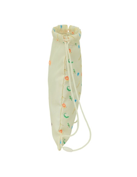 Sac à dos serré par des ficelles Safta Selva Blanc 26 x 34 x 1 cm