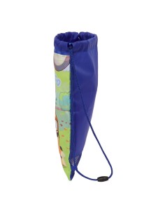 Sac à dos serré par des ficelles Bluey Blue marine 26 x 34 x 1 cm 2
