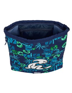 Sac à dos serré par des ficelles El Niño Glassy Blue marine 35 x 40 x 1 cm 2