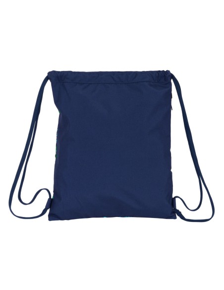 Sac à dos serré par des ficelles El Niño Glassy Blue marine 35 x 40 x 1 cm