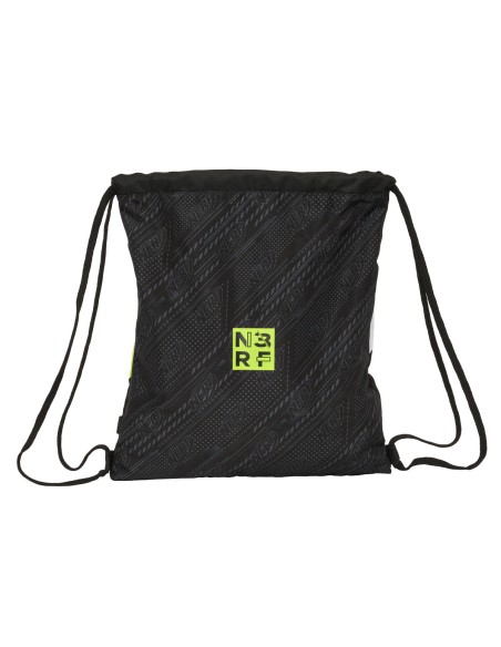 Sac à dos serré par des ficelles Nerf Get ready Noir 35 x 40 x 1 cm