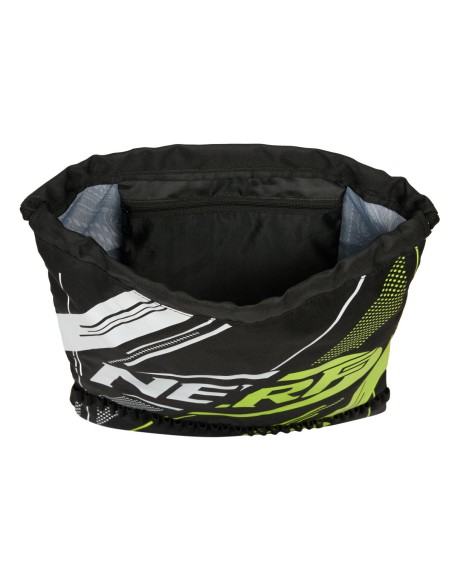Sac à dos serré par des ficelles Nerf Get ready Noir 35 x 40 x 1 cm