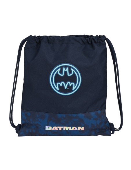 Sac à dos serré par des ficelles Batman Legendary Blue marine 35 x 40 x 1 cm