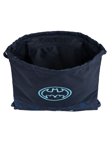 Sac à dos serré par des ficelles Batman Legendary Blue marine 35 x 40 x 1 cm