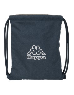 Sac à dos serré par des ficelles Kappa Dark navy Gris Blue marine 35 x 40 x 1 cm