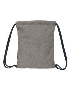 Sac à dos serré par des ficelles Kappa Dark navy Gris Blue marine 35 x 40 x 1 cm 2