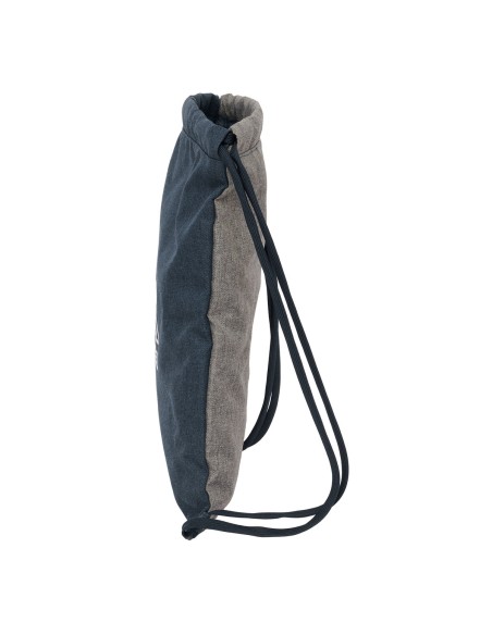 Sac à dos serré par des ficelles Kappa Dark navy Gris Blue marine 35 x 40 x 1 cm