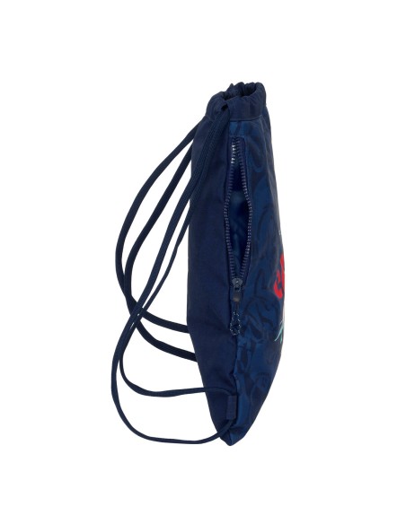 Sac à dos serré par des ficelles El Niño Paradise Blue marine 35 x 40 x 1 cm