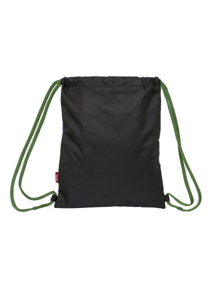Sac à dos serré par des ficelles Kelme Royal Bleu Noir 35 x 40 x 1 cm