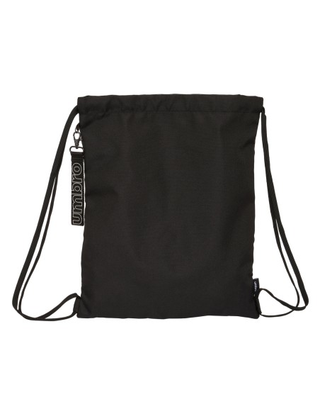 Sac à dos serré par des ficelles Umbro Lima Noir 35 x 40 x 1 cm