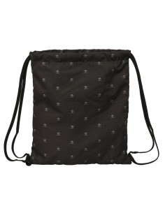 Sac à dos serré par des ficelles Safta California Noir 35 x 40 x 1 cm 2