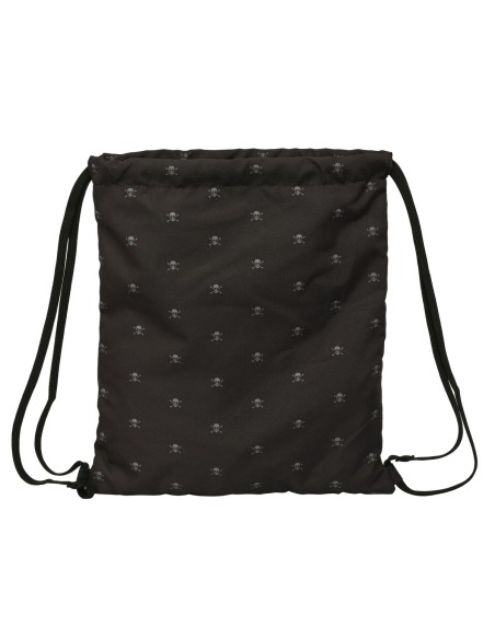 Sac à dos serré par des ficelles Safta California Noir 35 x 40 x 1 cm