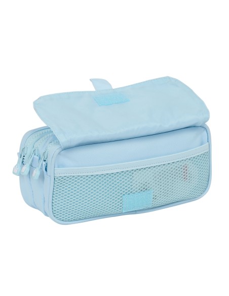 Trousse Fourre-Tout Triple Glow Lab Cisnes Bleu clair 21,5 x 10 x 8 cm