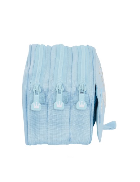 Trousse Fourre-Tout Triple Glow Lab Cisnes Bleu clair 21,5 x 10 x 8 cm