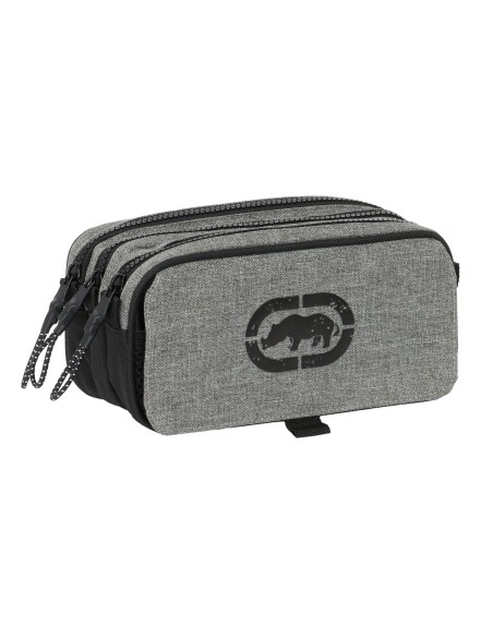 Trousse Fourre-Tout Triple Eckō Unltd. Rhino Noir Gris 21,5 x 10 x 8 cm