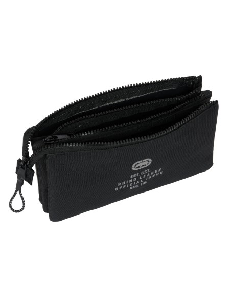 Trousse Fourre-Tout Triple Eckō Unltd. Rhino Noir Gris 22 x 12 x 3 cm