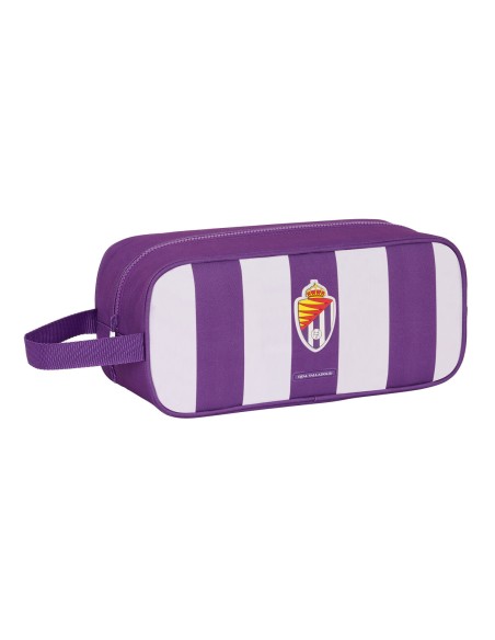 Range-Chaussures de Voyage Real Valladolid C.F. Blanc Violet 34 x 15 x 14 cm