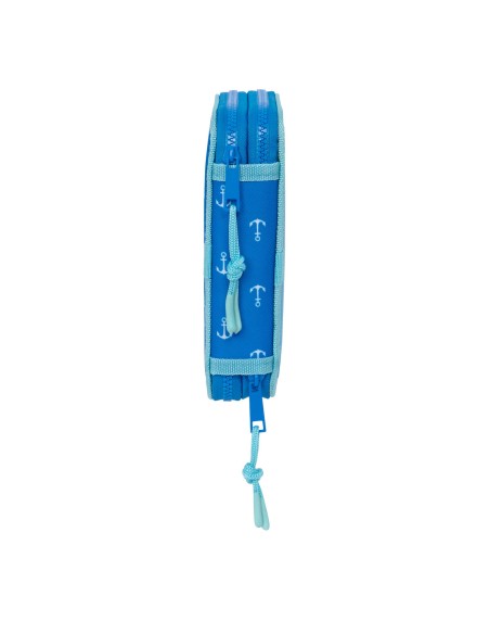 Plumier double Donald Bleu 12.5 x 19.5 x 4 cm (28 Pièces)