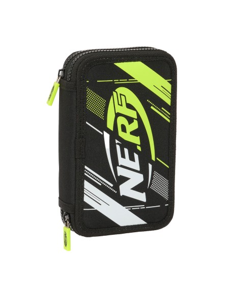 Plumier double Nerf Get ready Noir 12.5 x 19.5 x 4 cm (28 Pièces)