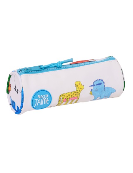 Trousse d'écolier Algo de Jaime Blanc 20 x 7 x 7 cm