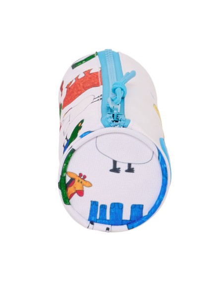 Trousse d'écolier Algo de Jaime Blanc 20 x 7 x 7 cm