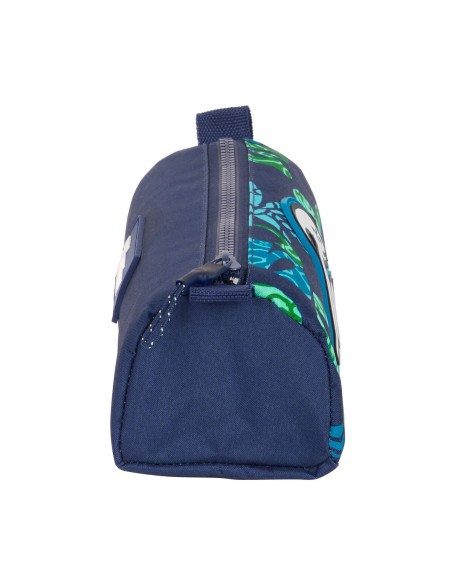 Trousse d'écolier El Niño Glassy Blue marine 21 x 8 x 7 cm